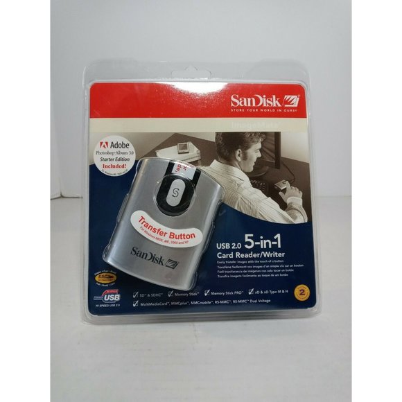 San Disk Image Mate USB 2.0 5 in 1 Card Reader / Writer - Picture 5 of 10